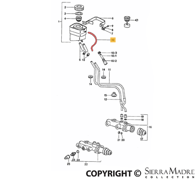 Porsche Rubber Hose - 911 74-89 N-020-361-2