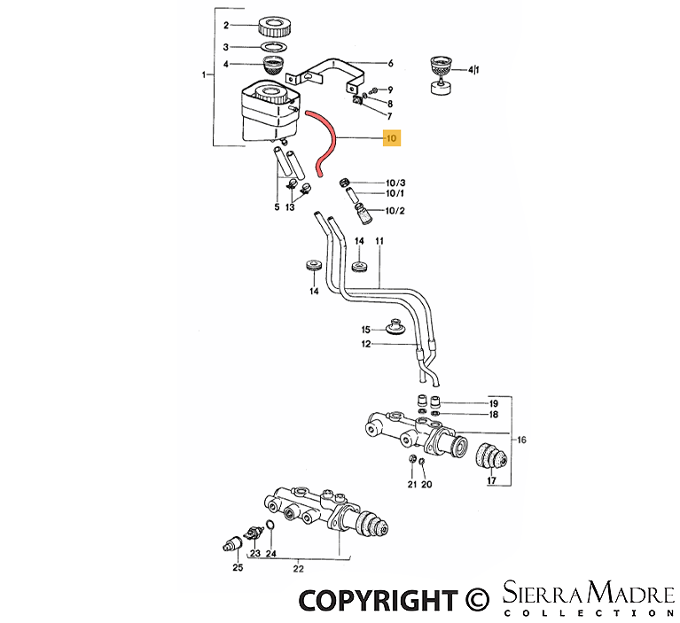 Porsche Rubber Hose - 911 74-89 N-020-361-2