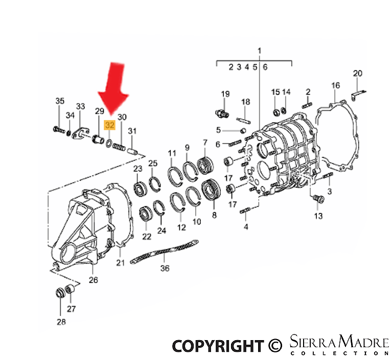 Porsche Rubber Seal - 964/993 89-98