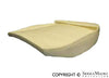 Porsche Seat Pad - Backrest - 356A/356B/356C 644-521-505-21
