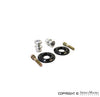 Porsche Shoulder Seat Belt Hardware Set - 356C/911/912 901-803-123-21