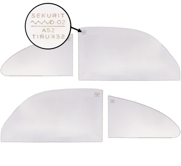 Porsche Side Glass Kit - 356A 55-59 SMC-644-542-01