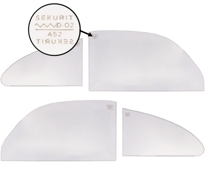 Porsche Side Glass Kit - 356A 55-59 SMC-644-542-01