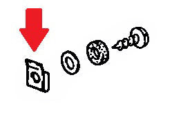 Porsche Speed Nut 6 -3 999-591-327-02