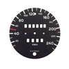 Porsche Speedometer Dial Face - MPH to KM/H - 911 75-83 SMC-641-701-01