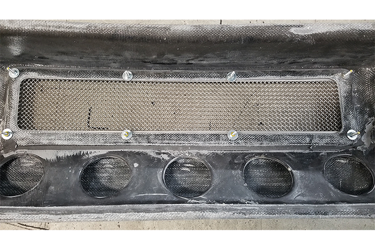 Porsche Stainless Front Bumper Grille Screen - RS/RSR SMC-007-05