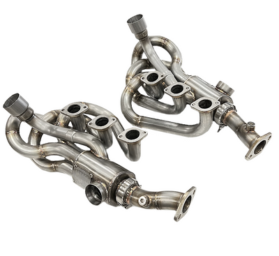 Porsche Stainless Steel 1-5/8 in Header Set W/ Heat - 911 BX-9358-SS