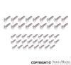 Porsche Stainless Steel Screw Kit for Threshold Trim - 356 50-54 644-551-004-00