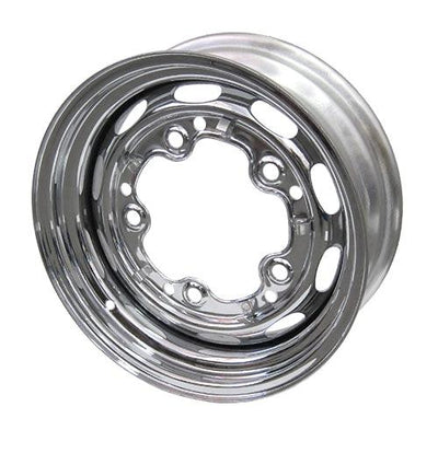 Porsche Steel Drum Brake Wheel - Chrome - 15'' x 5 1/2'' SMC-861-600