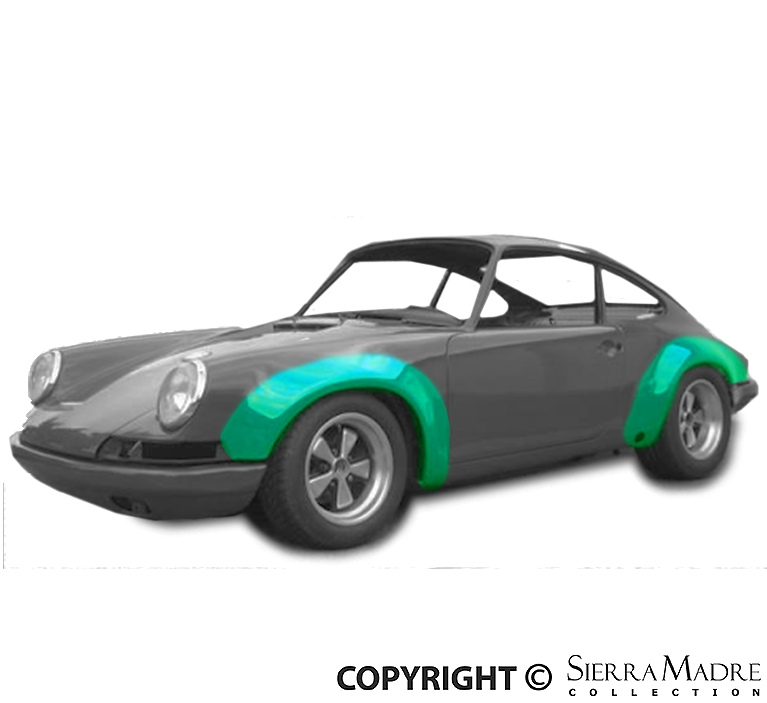 Porsche Steel Wheel RSR Flare Set - 911 65-89 SMC-168-203