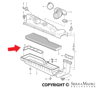 Porsche Strainer Frame - 997 04-12 997-110-240-00