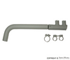 Porsche Tail Pipe Kit w/ Clamps - 911/912 65-69 616-111-298-00