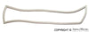 Porsche Taillight Gasket - Right 65-68 901-631-418-00