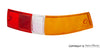 Porsche Taillight Lens - Right - Euro 65-68 SMC-631-416-00