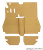 Porsche Tan Rubber Floor Mat Set - 356A 55-59 SMC-551-101-00