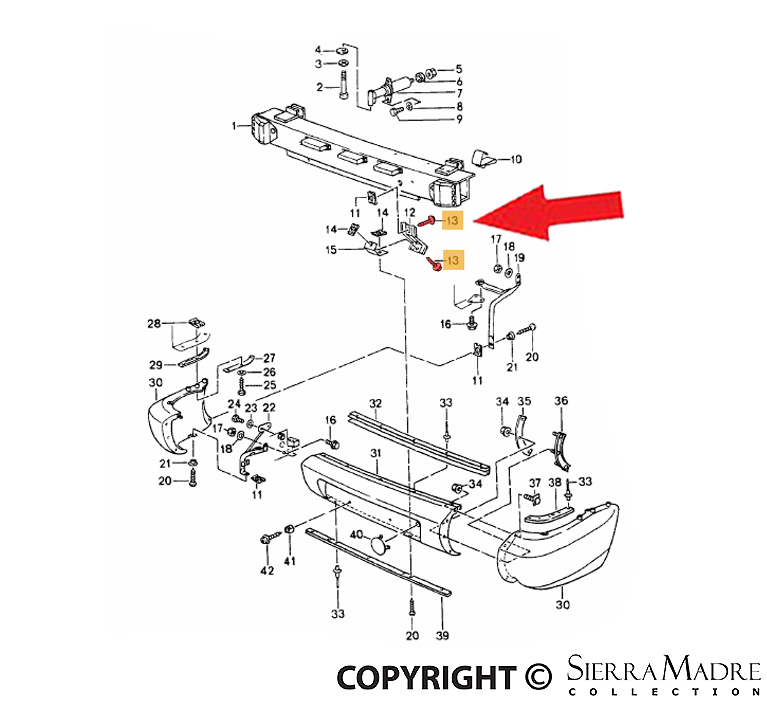 Porsche Taping Screw - 8mm x 16mm - 964 89-94 900-143-101-02