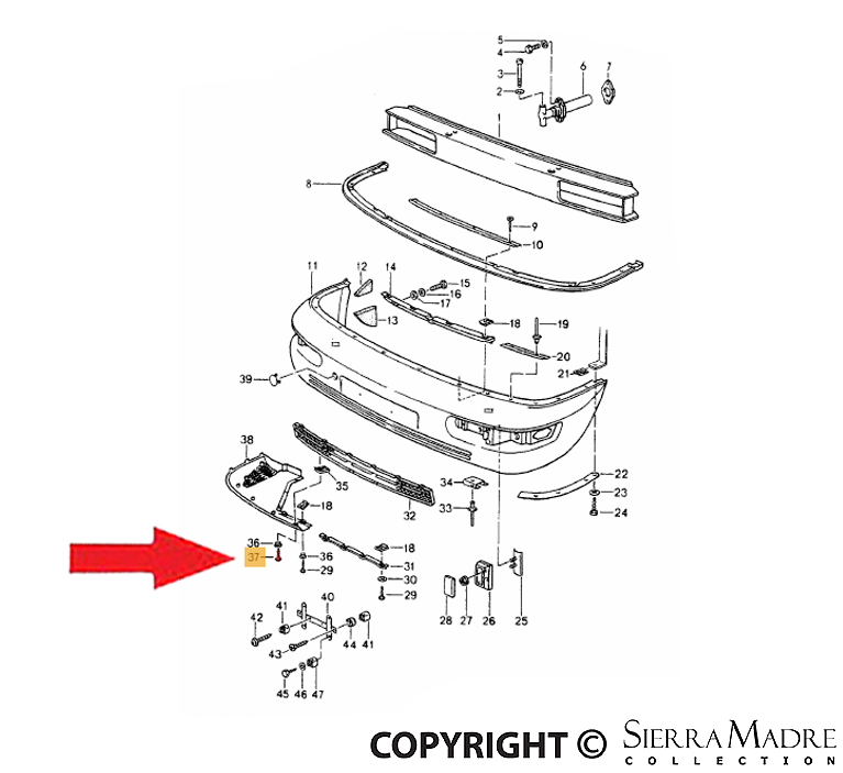 Porsche Tapping Screw - 4.2mm x 13mm N-013-966-17