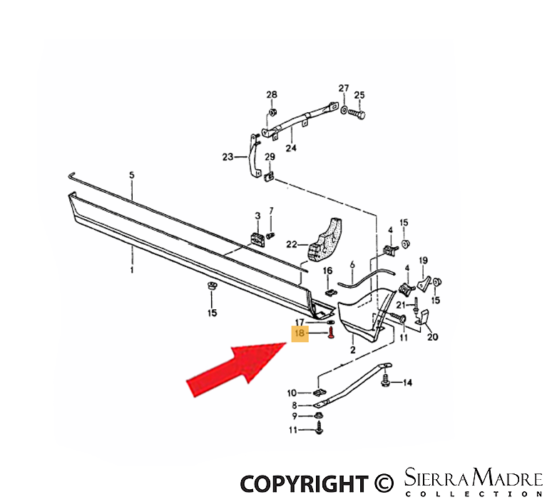 Porsche Tapping Screw - 964 89-94