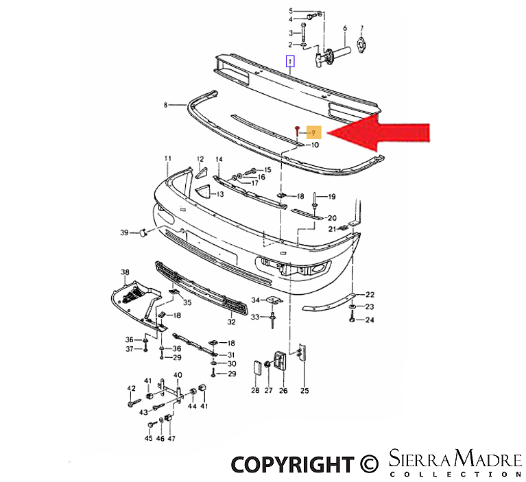 Porsche Tapping Screw - 964 89-94