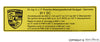 Porsche Timing Decal - 911 78-83 930-006-510-00
