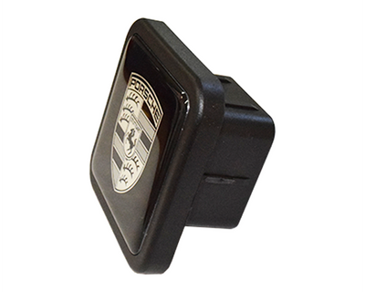 Porsche Tow Hitch Cover - Black PNA-705-003-02
