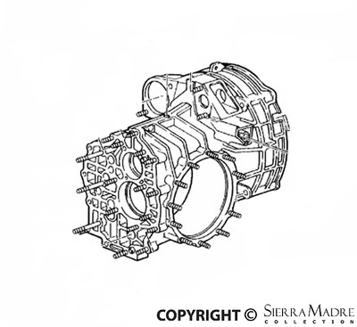 Porsche Transmission Case - 993 94-98 964-301-010-57