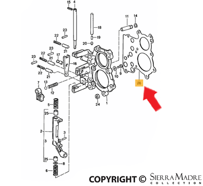 Porsche Transmission Shim - 911 87-98 950-303-125-12