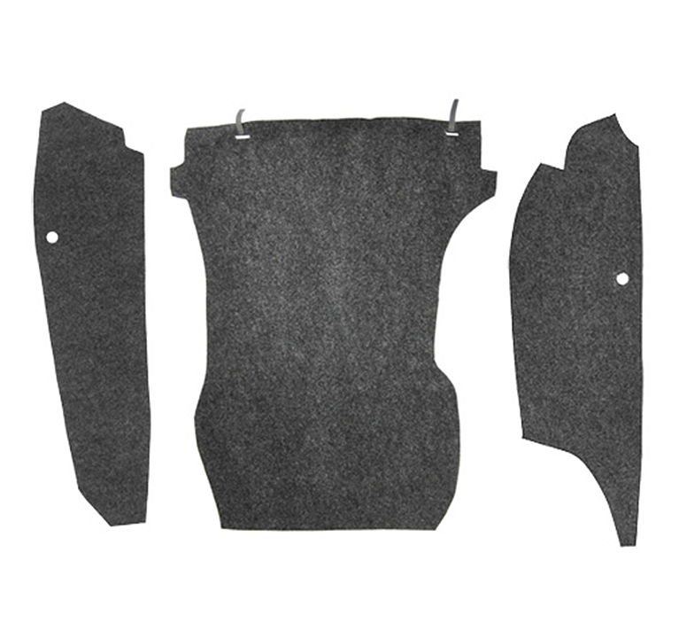 Porsche Trunk Carpet Set - Perlon - 911/912 65-68 SMC-550-010-10