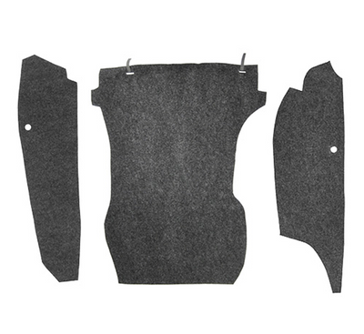 Porsche Trunk Carpet Set - Perlon - 911/912 65-68 SMC-550-010-10