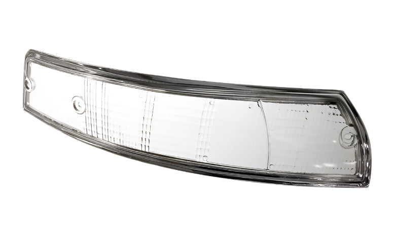 Porsche Turn Signal Lens Clear - Right - Euro - Chrome Trim 69-73 SMC-631-943-04