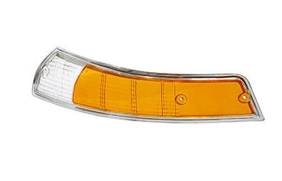 Porsche Turn Signal Lens - Left - Euro - Chrome Trim 69-73 911-631-921-03