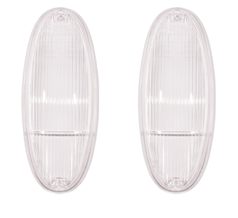 Porsche Turn Signal Lens Set - Clear - 914 70-76 SMC-934-11