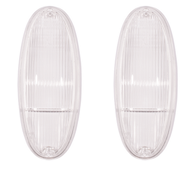 Porsche Turn Signal Lens Set - Clear - 914 70-76 SMC-934-11