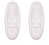 Porsche Turn Signal Lens Set - Clear - 914 70-76 SMC-934-11