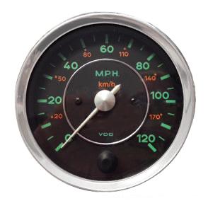 Porsche VDO Dual Scale Speedometer KPH/MPH SMC-741-101-14