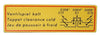 Porsche Valve Clearance Decal Normal - Super - 356C - 912 644-701-001-00