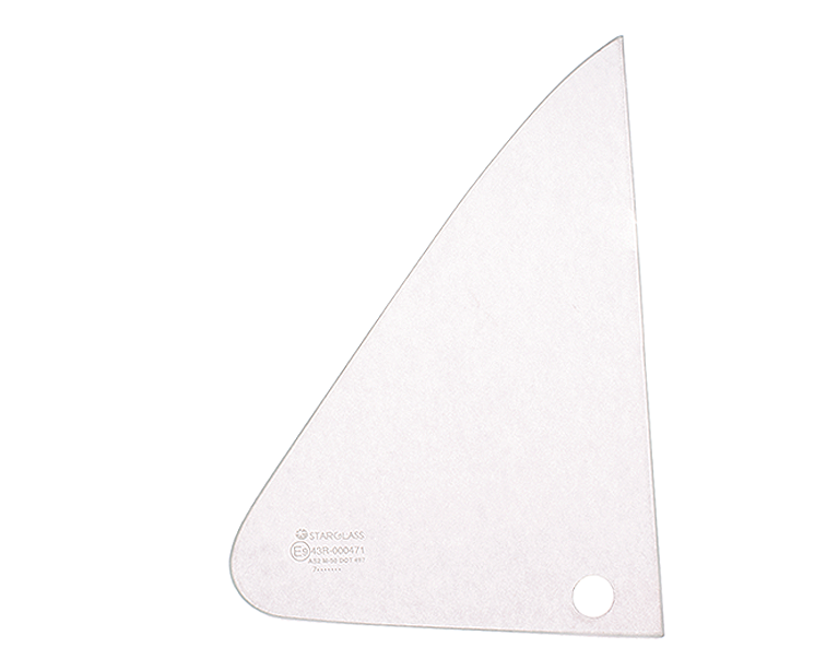 Porsche Vent Glass - Left - 356B/356C Coupe 644-542-105-01