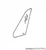 Porsche Vent Window Glass - Left - 911/912 65-69 901-542-501-35