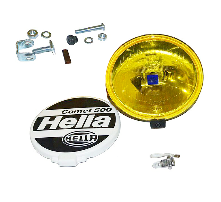Porsche Vintage Hella Comet 500 Driving Lamp 1F4-005-750-651