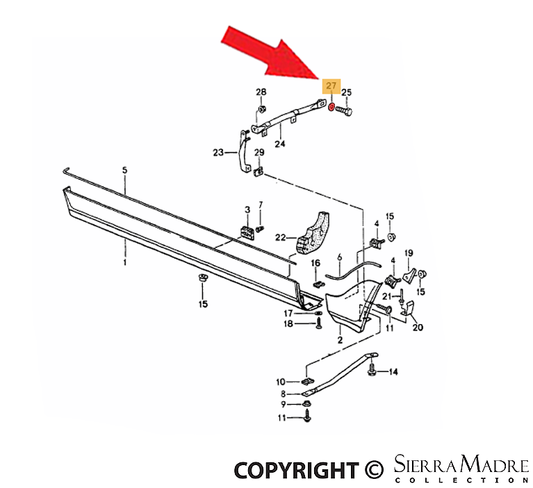 Porsche Washer - 964 89-94