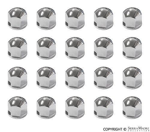 Porsche Wheel Bolt Cover Set - Chrome - 19mm SMC-816-45-SET