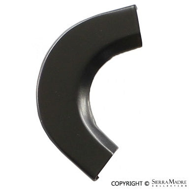 Porsche Window Aluminum Trim End Piece - Black Lower - 928 78-95 928-543-415-05-70K
