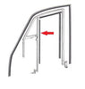 Porsche Window Channel - 356A/356B/356C PCG-542-901-26