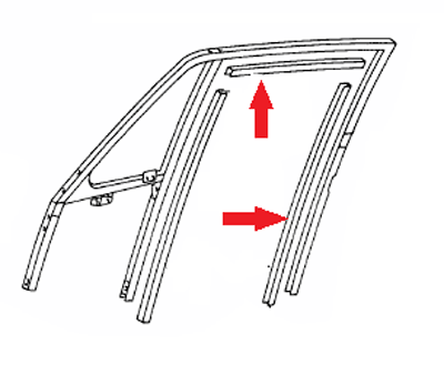 Porsche Window Channel 65-68 901-542-901-21