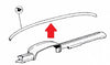 Porsche Windshield Bottom Seal - Interior - 914 70-76 914-552-263-10