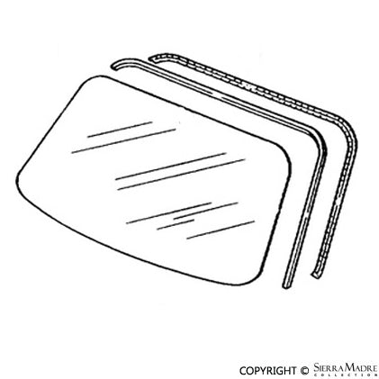 Porsche Windshield - Tinted - Boxster 97-04