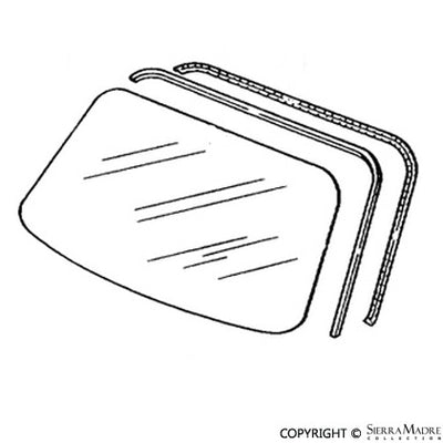 Porsche Windshield - Tinted - Boxster 97-04