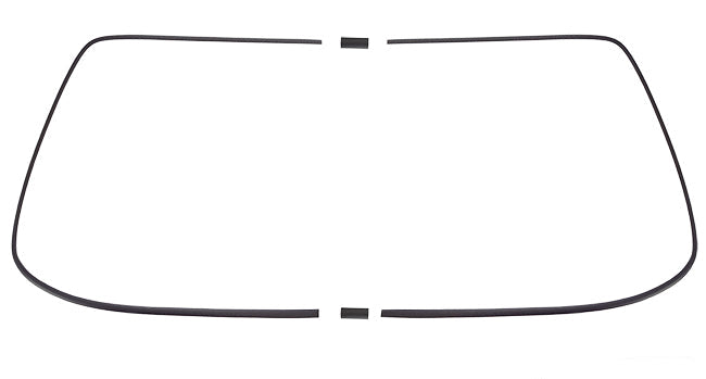Porsche Windshield Trim Kit - Black - 911 Coupe/Targa 74-89 SMC-565-05-KIT