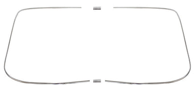 Porsche Windshield Trim Kit - Chrome - 911/912 Coupe/Targa 65-77 SMC-565-04-KIT
