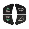 Porsche Wiper & Turn Signal Sticker Set Pictograph 901-559-330-00